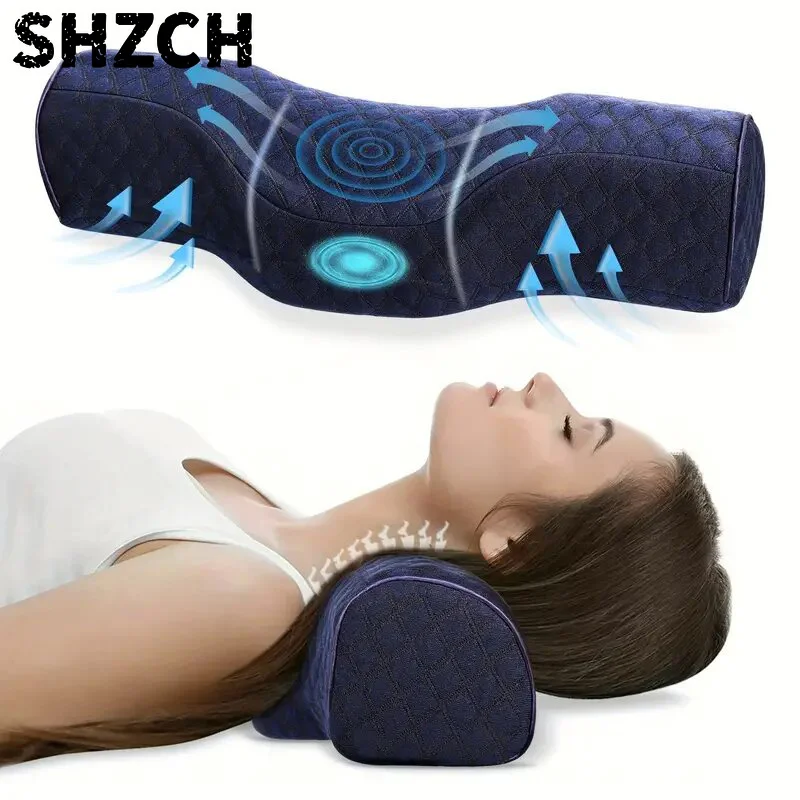 Relieve neck discomfort cervical pillow, head massager pillow