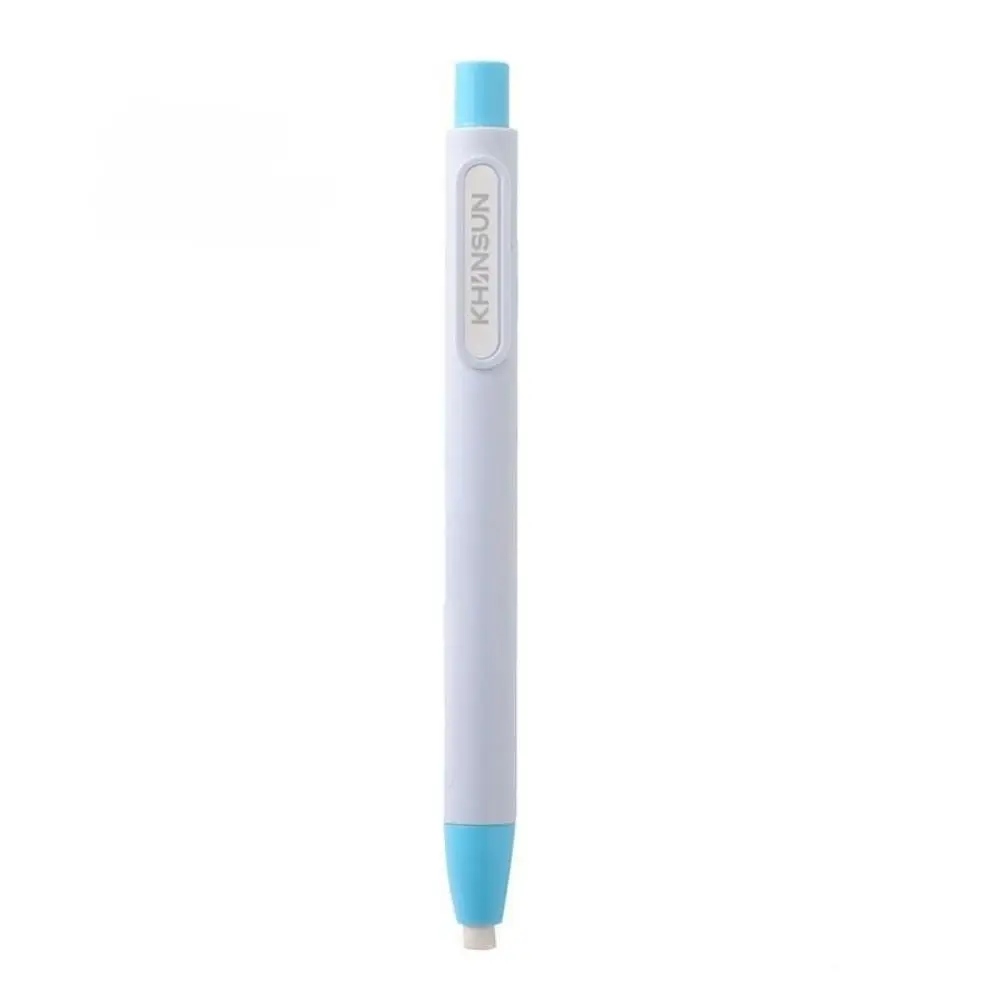 Creative Replaceable Core Pencil Erasers Press Type Retractable Pencil Wiping Tool Retractable Eraser Home/Office
