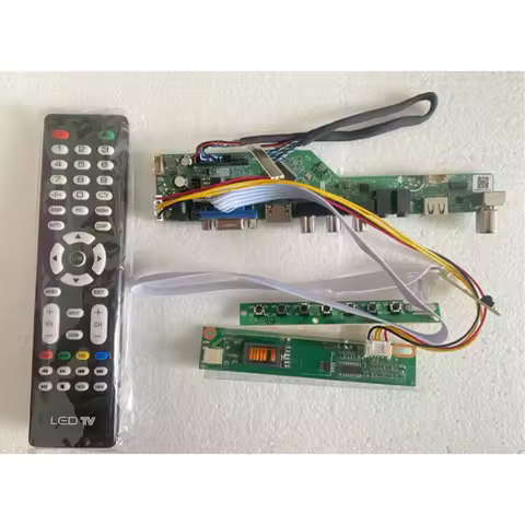 New TV56 Board Kit for LP154W01-A4 LP154W01-A5 LP154W01-B3 TV+HDMI+VGA+AV+USB LCD LED screen Controller Board Driver