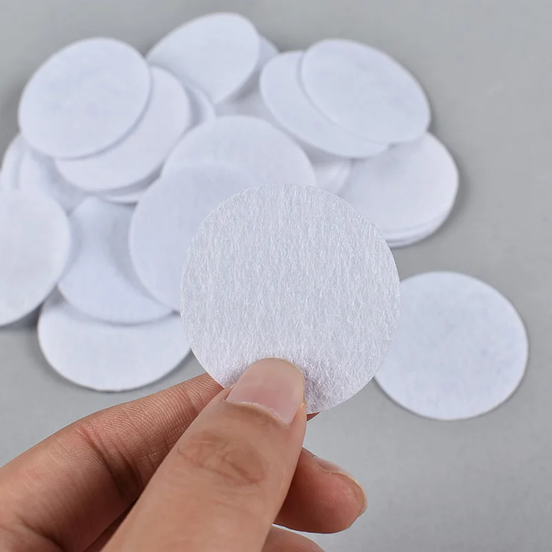 1cm 1.5cm 5cm White Non Woven Round Felt Circle Fabric Pads Material Craft DIY Home Patch Flower Accessories