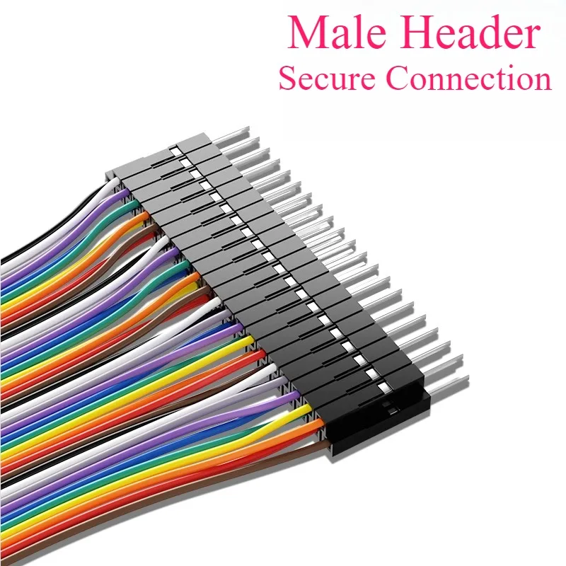 40PIN 2.54mm Jumper Wires, 3 Types (M-M/F-F/M-F) 10cm-40cm for Arduino DIY