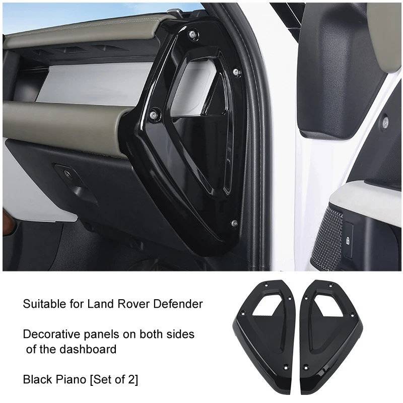 For Land Rover Defender Dashboard Side Panels 90/110/130  Decorative Panels On Both Sides Of The Center Console 2020-2024