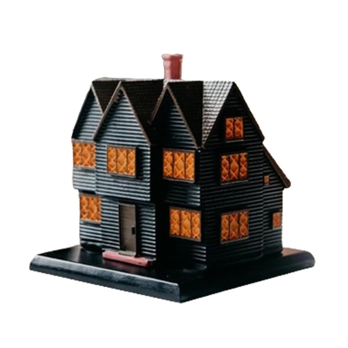 Salems Witch House Incense Burner Massachusetts Witch House for Halloween Christmas Vacation Ornament Incense Burner1PCS