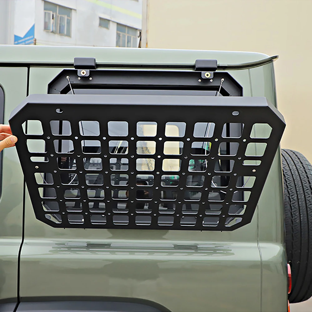 Rear Side Window Mesh Guard & Folding Expansion Bracket Off-road Upgrade Expansion Accessories for 2024 2025 2026 BAIC 212 T01