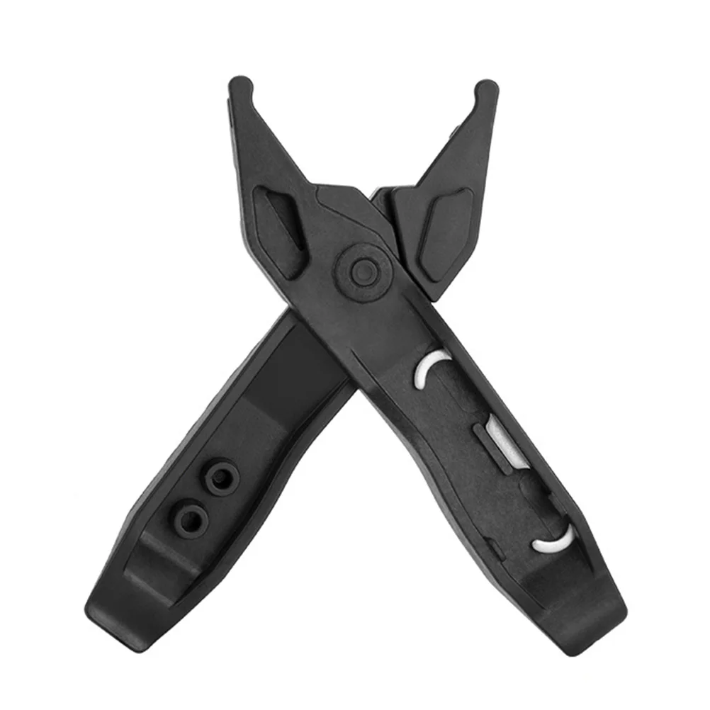 

Bike Tire Plier Quick-Link Tool Detachable Pry Tire Stick Plastic Repairing Accessory Chain Wrench Link Buckle Stick Black
