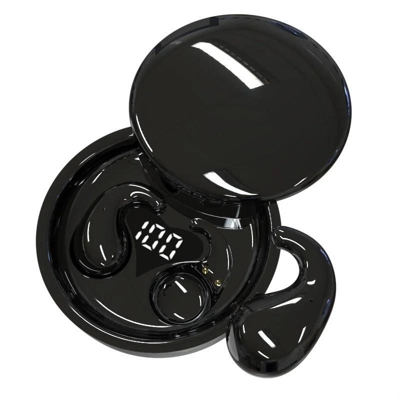 SK28 Bluetooth 5.4 Wireless Earphones Small Earbuds Sleeping Sport Invisible Headphones Bass Sound Quality Headset Sliding Cover