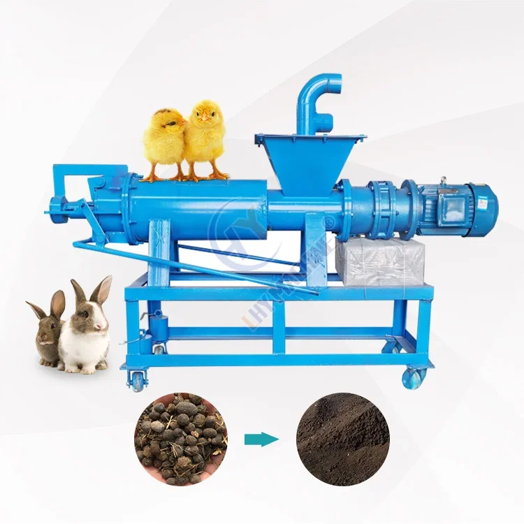 

Squeeze Slurry Animal Cow Dung Drying Chicken Dryer Dewater Machine Solid Liquid Manure Separator Dewater