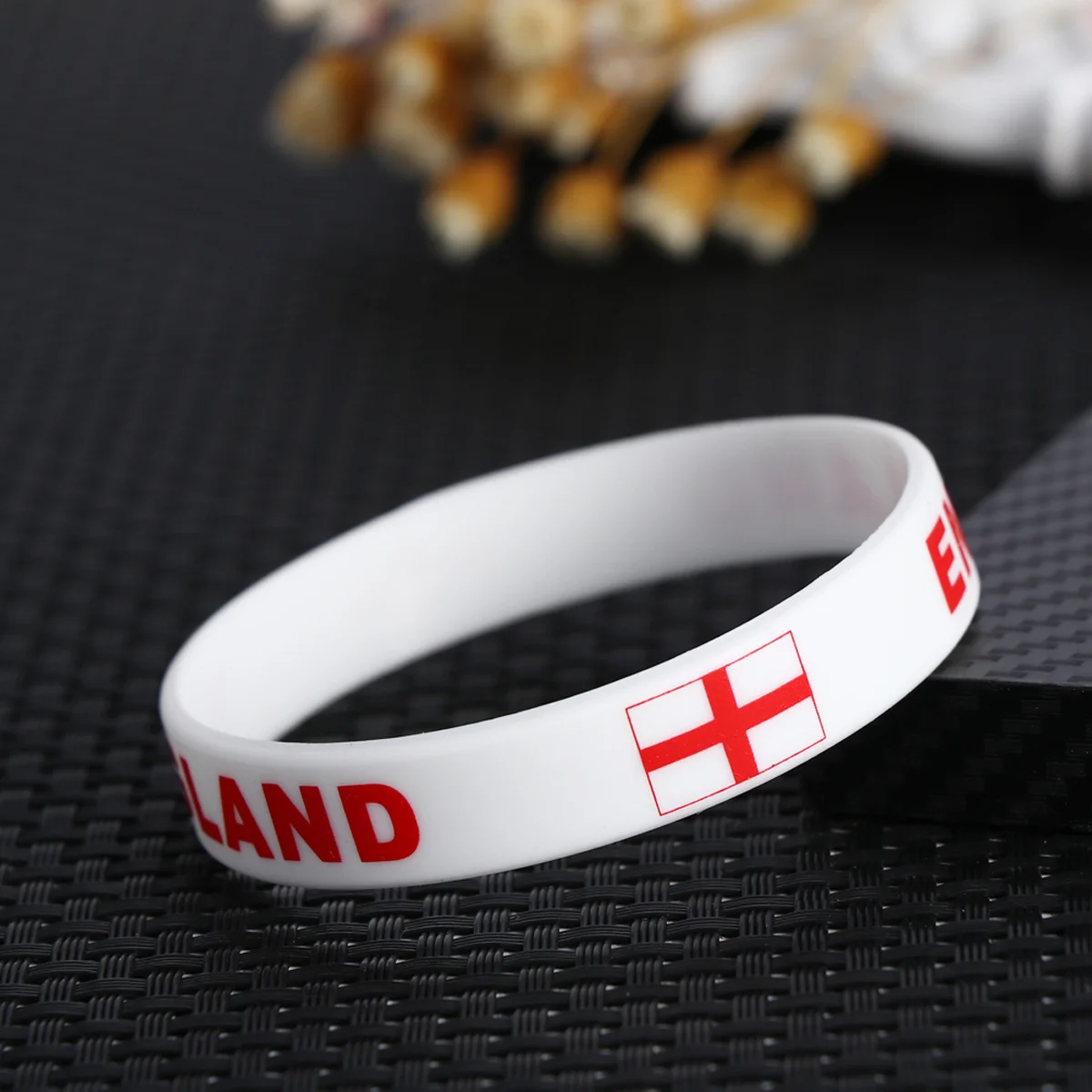 

5pcs Silicone Country Wristbands Country Flag Printed Bracelet For Sports Game Football Match Durable Adjustable Strap