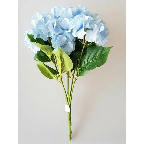 Adresiyapayçiçek 5 Branch Lux Hydrangea Harness Light Blue