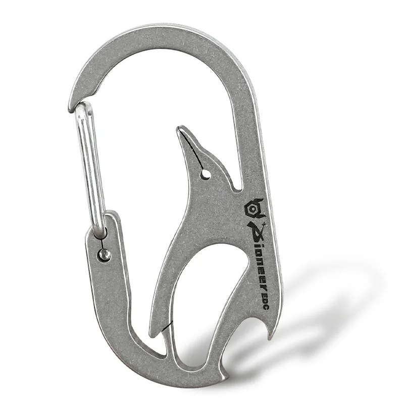 Outdoor EDC Multifunction Stainless Steel Keychain Tools Pioneer EDC Ring Portable