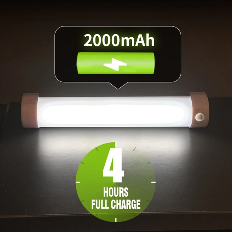 Lampe de Camping en Plein Air Télécommandée, Rechargeable, Magnétique, SOS, d'Urgence, en Plastique, 1 Ensemble