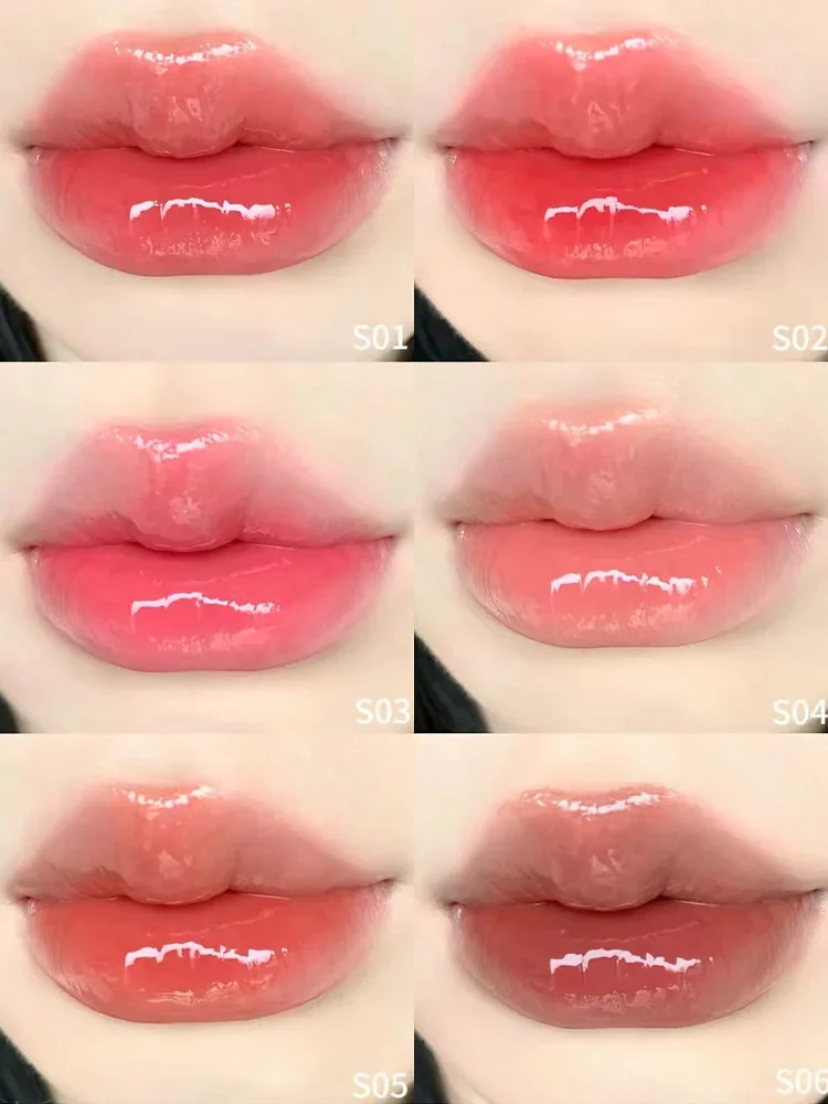 Pinkbear Water Essence Lipstick Moisturize Lip Glaze Solid Lip Gloss Mirror Matte Lipstick Long Lasting Makeup Cosmetics Beauty