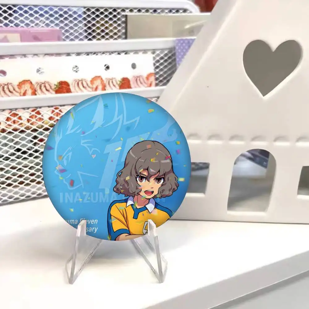 Anime Cool Football l-InazumaS Eleven 11 25mm 32mm 44mm 58mm 75mm Brooches Badges Pins for Accessories Gift