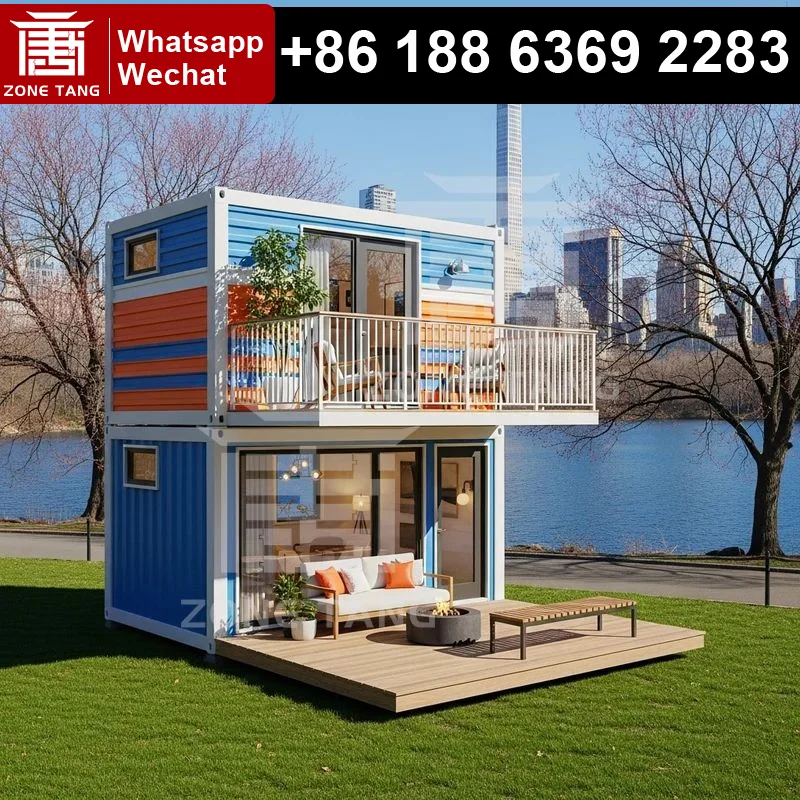 

Manufacturer Economic Shipping Container Homes Multilevel Residence Prefab Houses Energy Saving System Customization Anti Rust