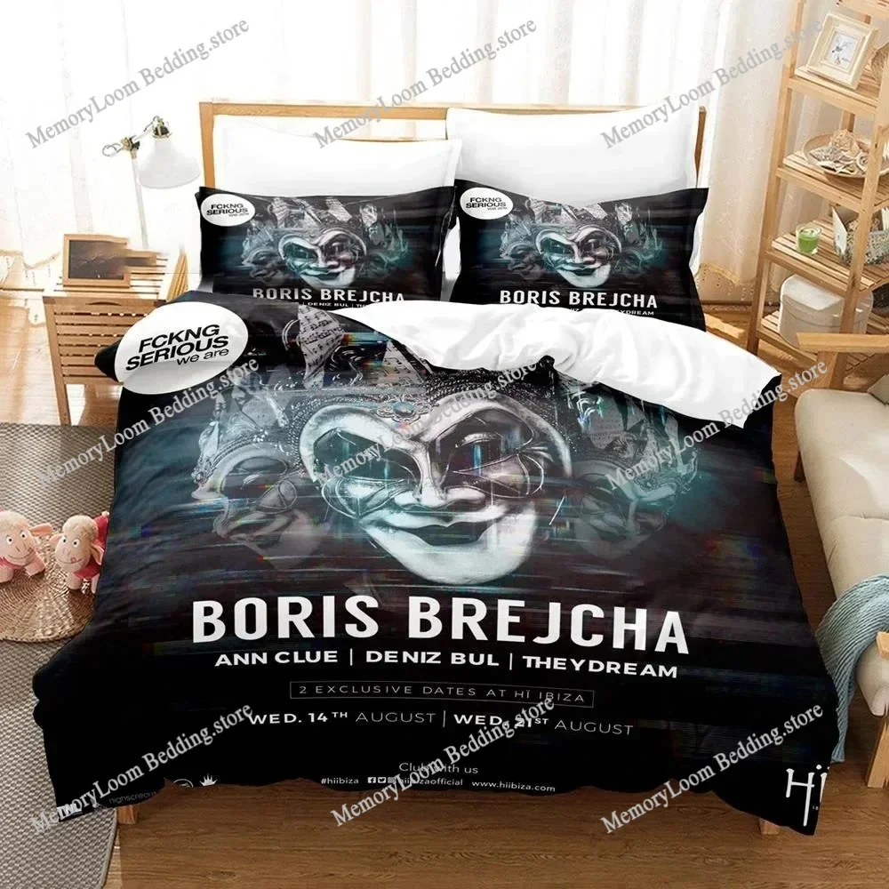 

Boris Brejcha Bedding Set Boys Girls Twin Queen Size Duvet Cover Pillowcase Bed Kids Adult Fashion Home Textileextile