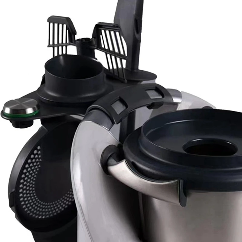 Supporto 4X per accessori Thermomix TM5 e TM6, spazio per fino a 5 accessori, portaoggetti per utensili da cucina