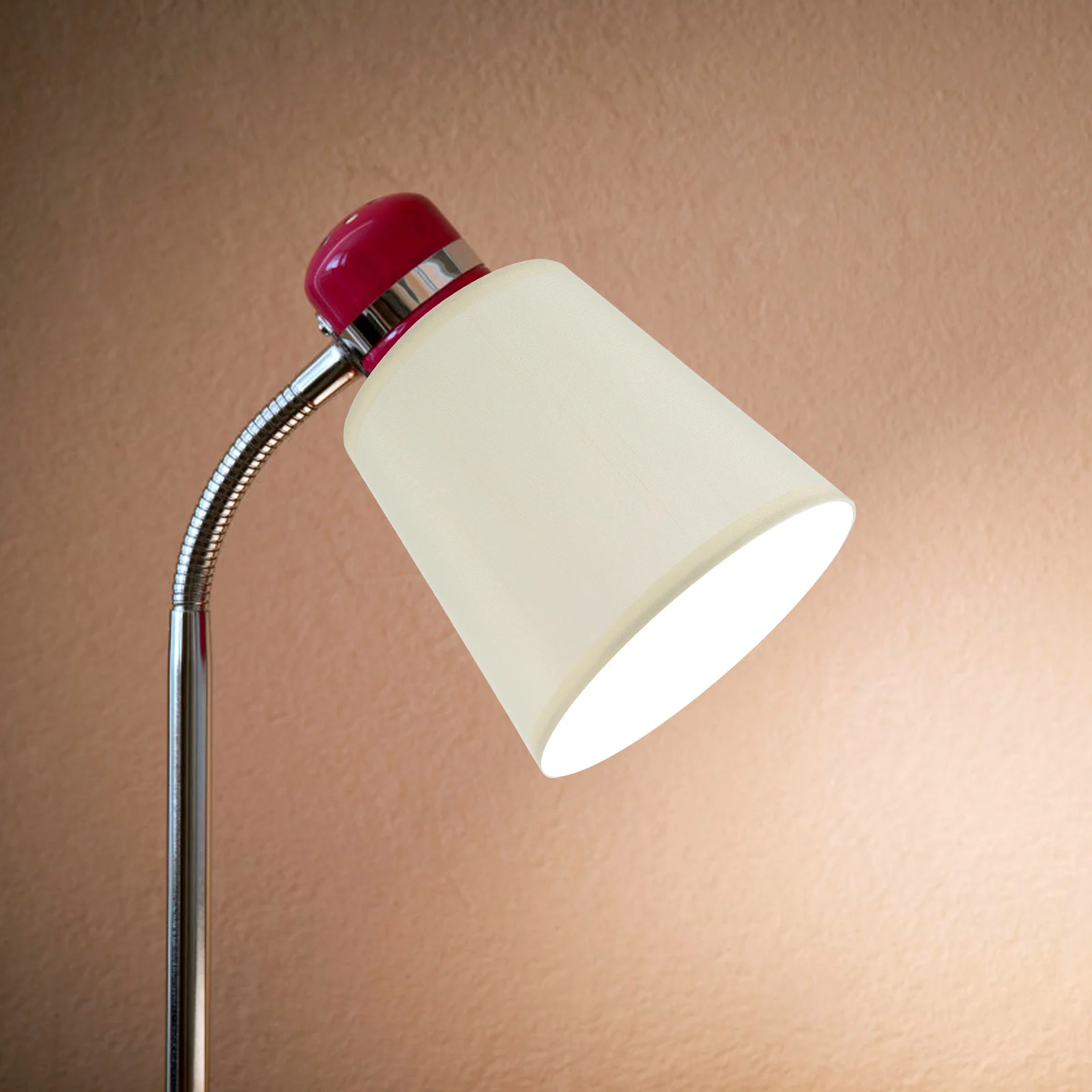 

Fabric Lampshade White Table Floor Decorative Shades Bedroom Room Lampshades Cloth Lamp Shades Clip On Bulb