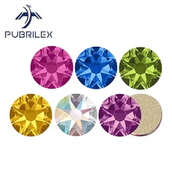288pcs SS16 SS20 Pubrilex 2088NOHF Glitter Nail Art Rhinestones Flatback Non Hotfix Crystal for Garment Jewelry Decoration