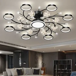 Nordic New Modern Nordic Starry Sky Chandelier Creative Personality Light Luxury Living Room Bedroom Starry Sky Ceiling Lamp LED