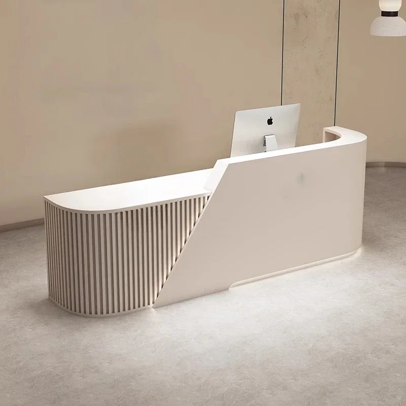 مكتب استقبال أمامي عالي الجودة ومتين للمكتب ومطعم وصالة الألعاب الرياضية الفاخرة ومكتب استقبال صغير #3