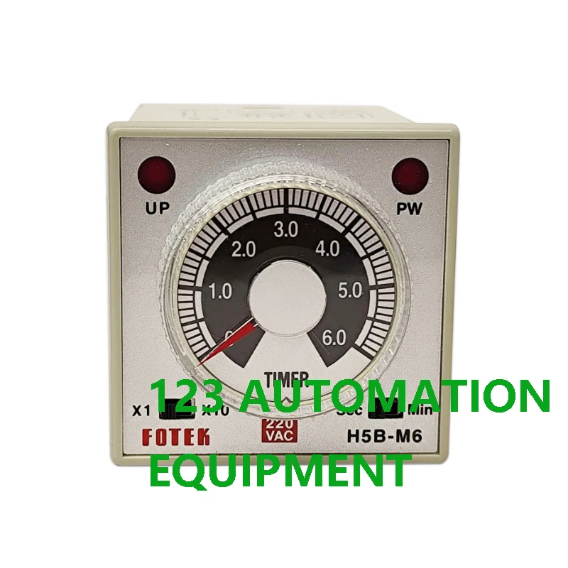 Authentic New FOTEK H5B-M1-24VDC M3-24VDC M6-24VDC M1-220V M3-220V M6-220V Time Relay Timer