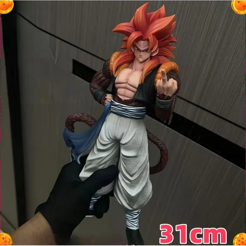 

31cm Anime (Dragon Ball) Super Saiyan 4 Gogeta Figure PVC Model Toy Gift