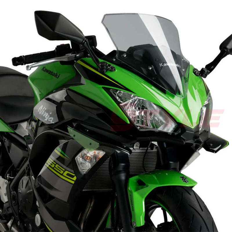 Downforce Sport Side Spoilers Aerodynamic Wing Deflector Fairing Guard For KAWASAKI NINJA650 Ninja 650 2020-2024 2021 2022 2023