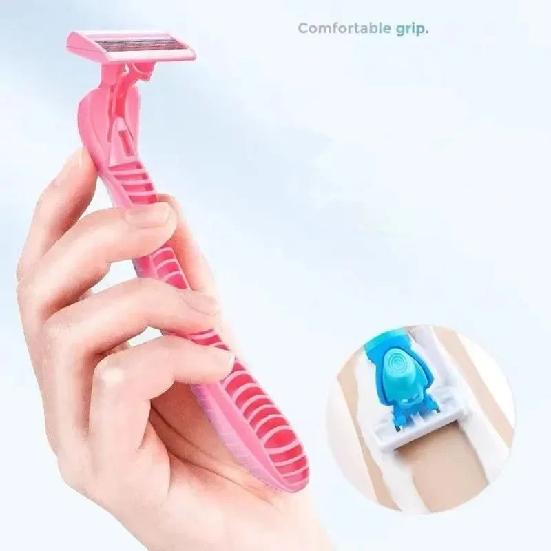 

Razor for women 6-Layer blade leg hair underarm shaving knife 6-layer blades razor cross-border spot manual razor Leg shaver