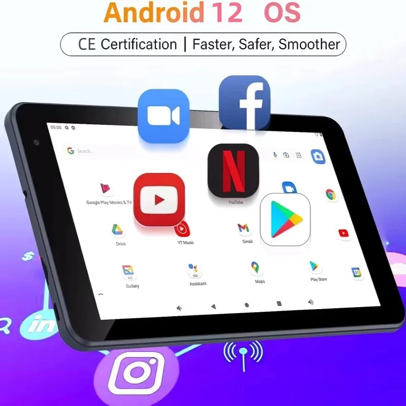2025 nueva RAM 1GB DDR3 + 32GB 7 pulgadas DTM7 Android 11 tableta para niños tipo C 1024x600 pantalla IPS WIFI SC7731E Quad Core 1,2 GHz