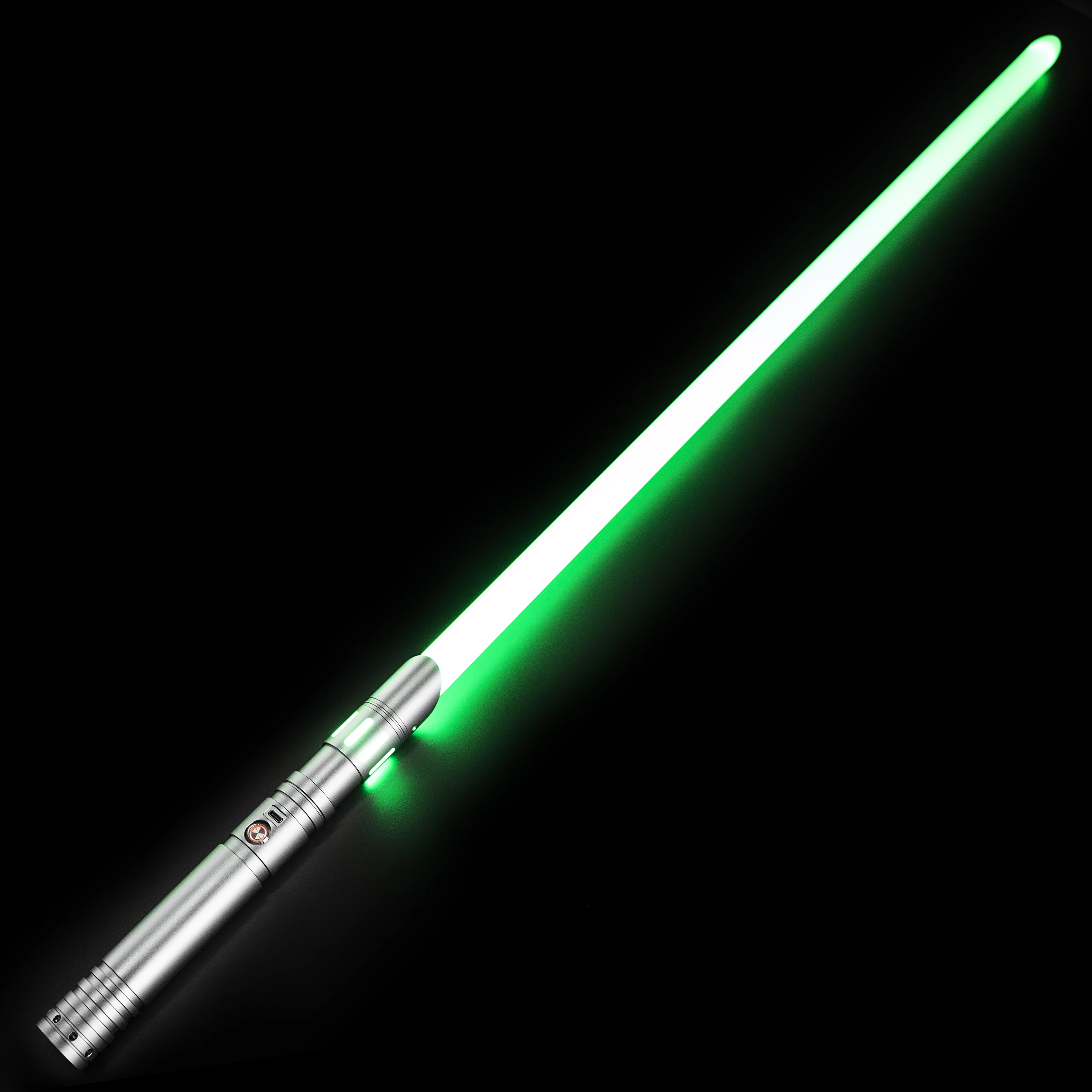 DamienSaber Xeno 3.0 Pixel Lightsaber, Smooth Swing Metal Hilt, RapDueling Light Sabers, Laser Sword Toys, 34 Sound Uniform ts