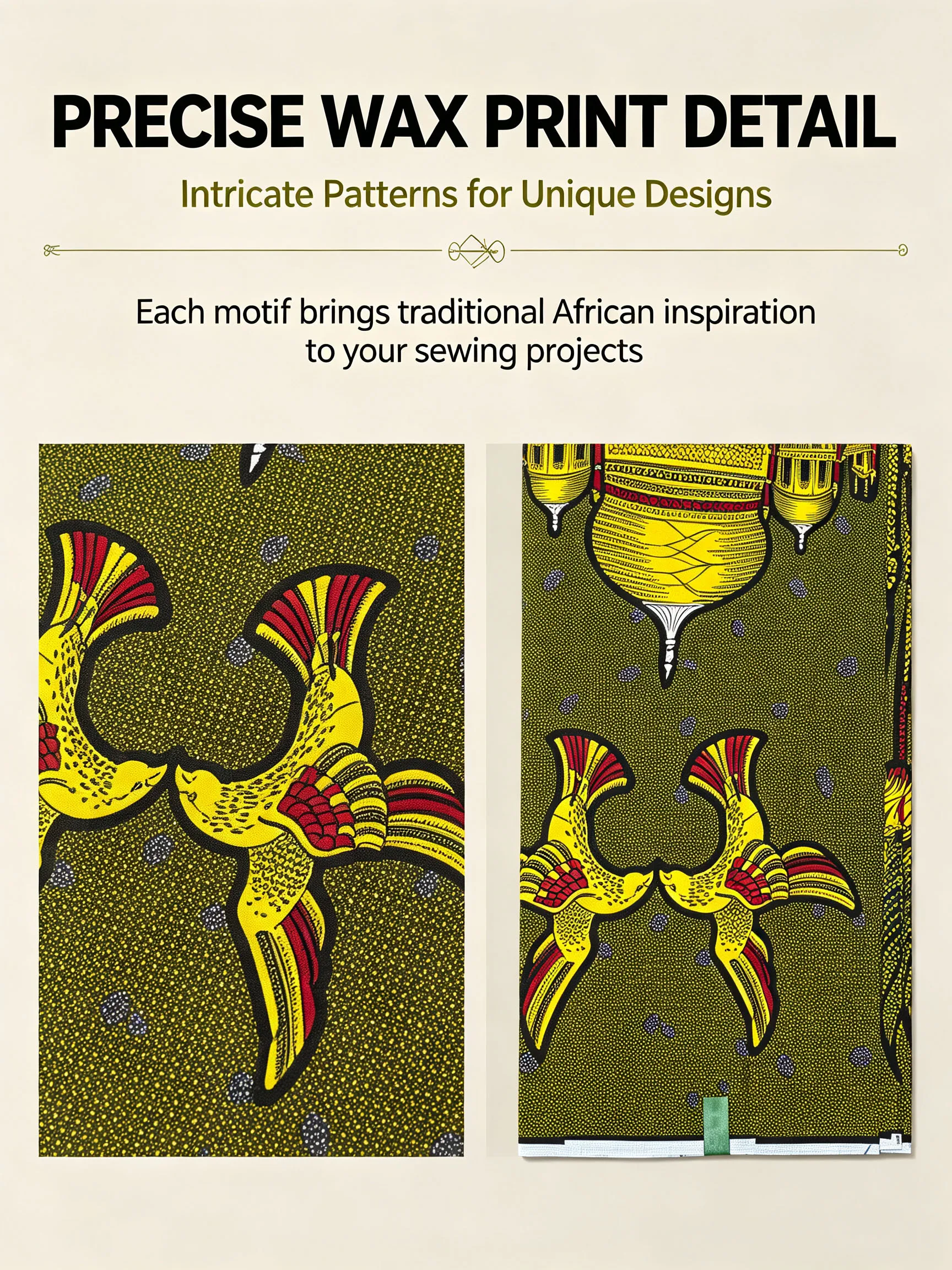 Tissu africain imprimé Ankara  - African Ankara Print avis et prix