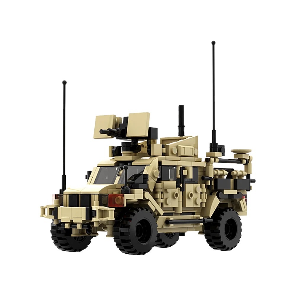 

Военный бронированный автомобиль MOC MRAP Cougar, строительные блоки, модель военного шахтного автомобиля, модель, кирпич, детский подарок на день рождения, игрушки для мальчиков
