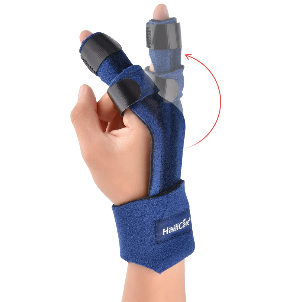 Splint Tendon Sheath Protector Finger Splint Brace Adjustable Detachable Protective Finger Gloves