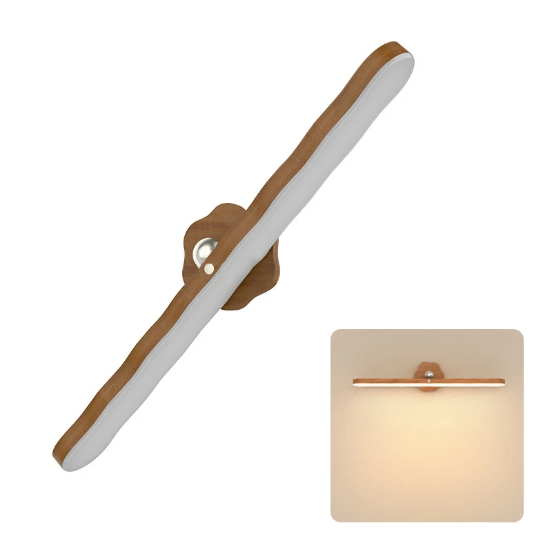 Lampe murale magnétique rotative, sans perçage 360° °   Lampe de chevet rotative, lampe de lecture L