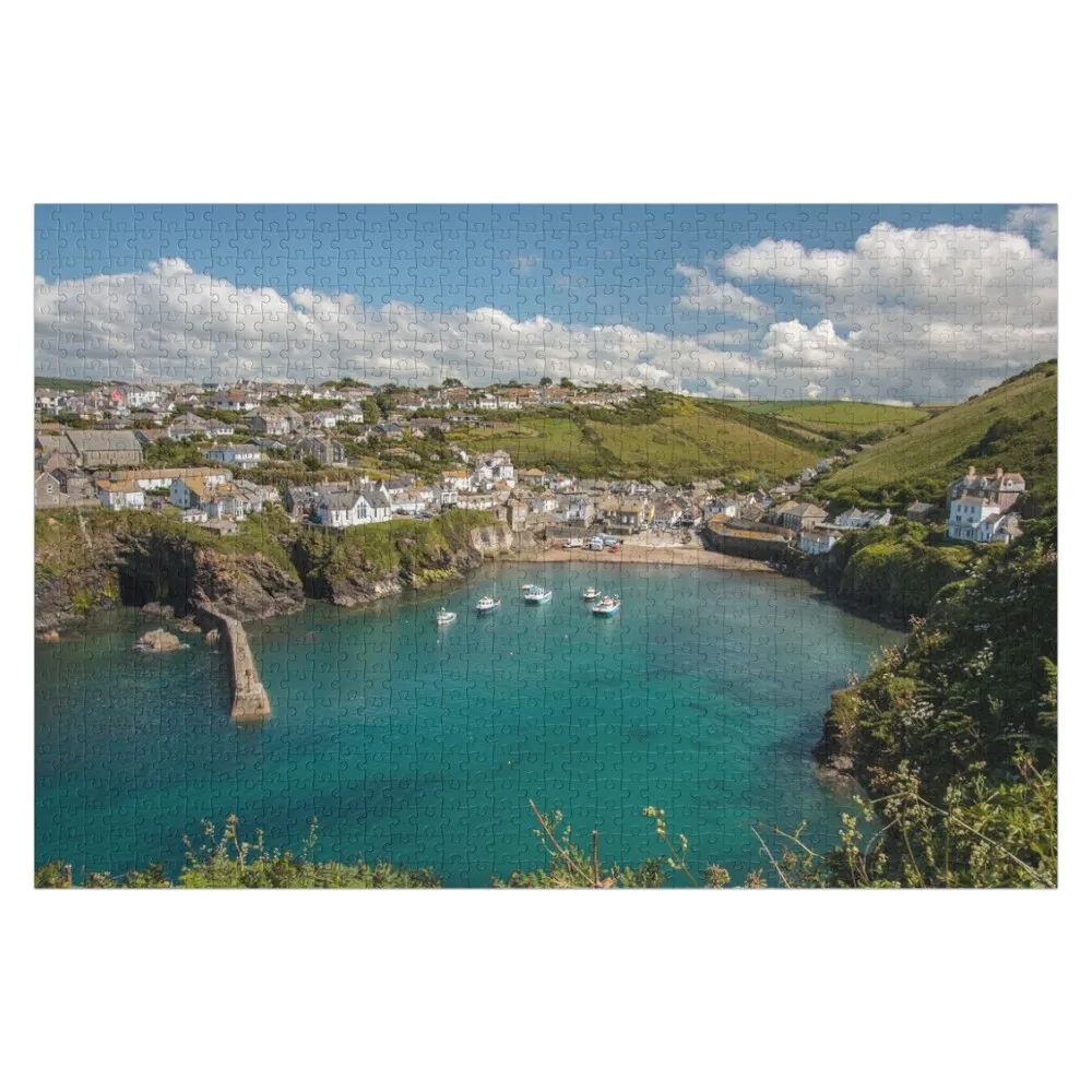 

Port Isaac Harbour view Jigsaw Puzzle Woods For Adults Personalised Toys Puzzle