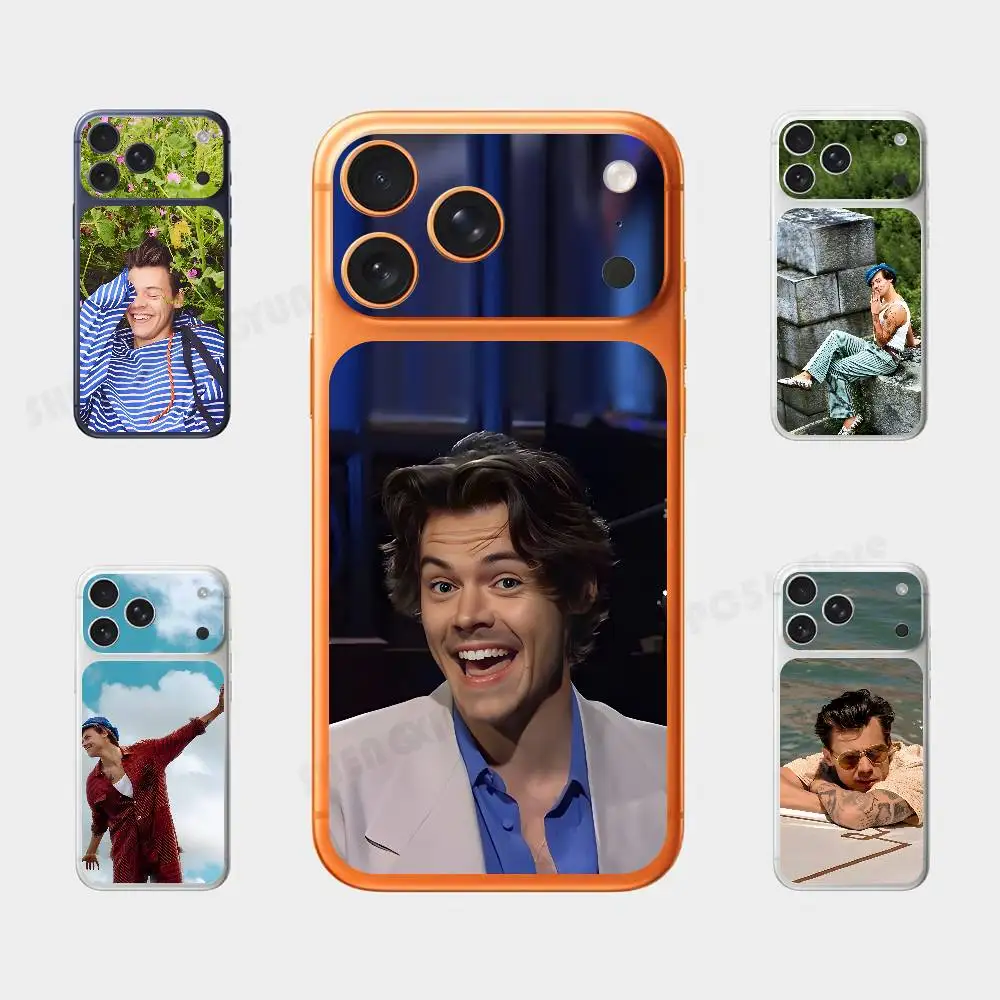 

Singer H-Harry S-Styles For IPhone 17 Pro ProMax Full Back Cover Decal Wrap Skin Rear Protective Sticker Film