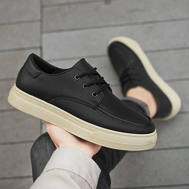 

Повседневная обувь из искусственной кожи, дизайнерские кроссовки, мужские черные, белые туфли, мужские туфли для тенниса