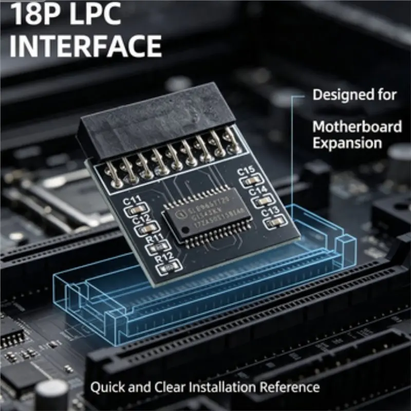 [NEW A09R!】 TPM 2.0 Security Module Hardware Encryption& Key Storage-For Win 11 Upgrade-MRS206D