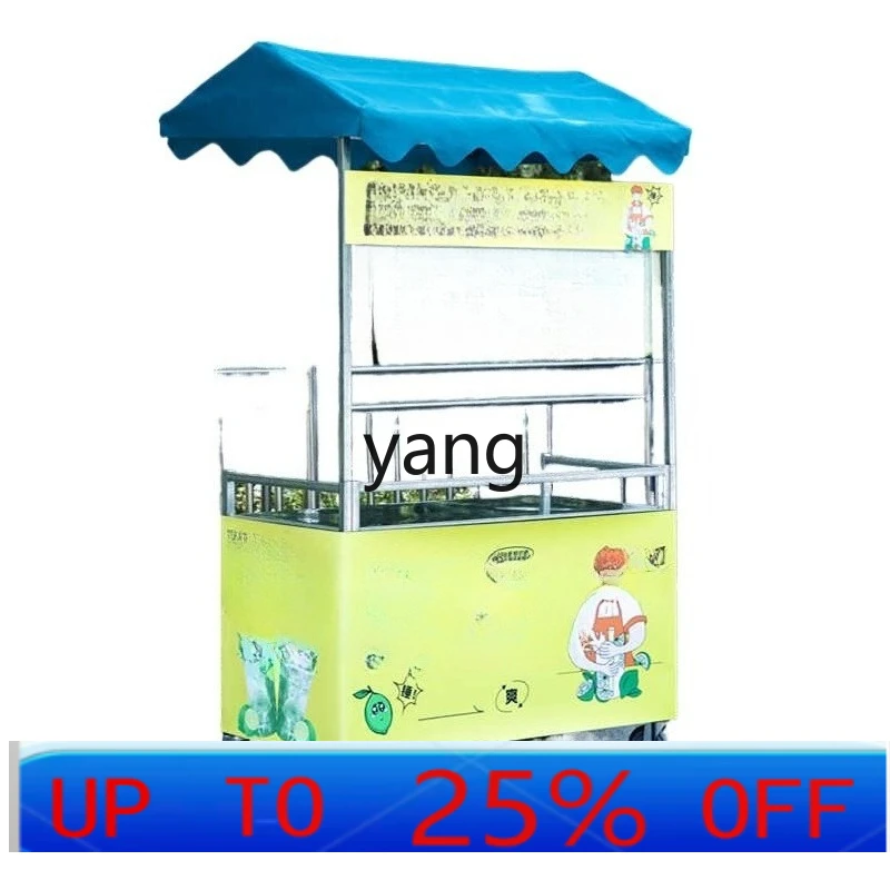 LTT night market sausage gluten stall trolley foldable table awning umbrella stall snacks