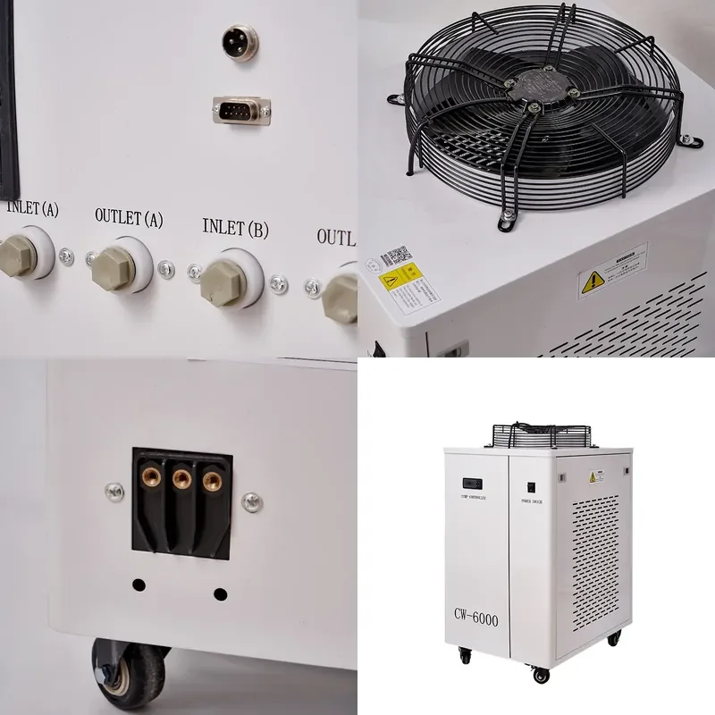 for Chiller CW6000 Water Circulation Cooling Intelligent Temperature Control Fast Low Noise Cold Air Chiller