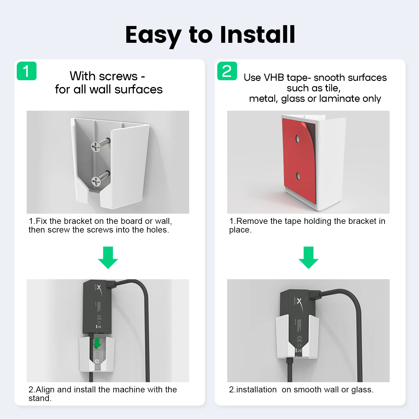 EDUP StarLink Ethernet Adapter Mount Brackets Stability Wall Mount Holders ABS Mounting Kit for Star Link Ethernet Adapter