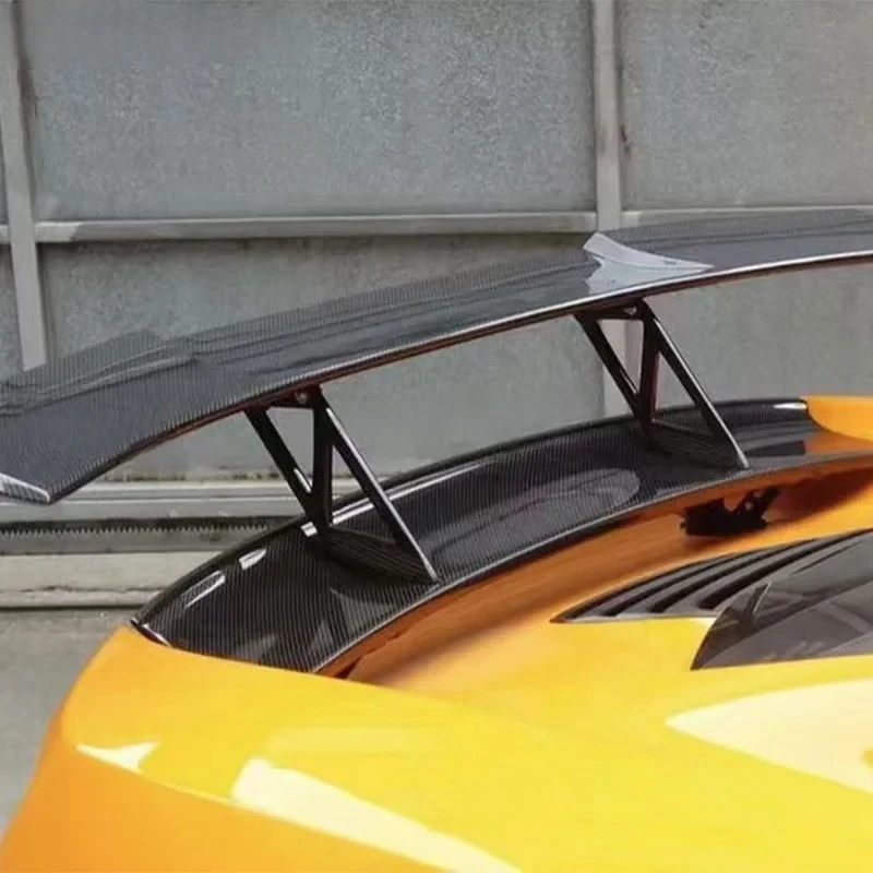 

Real Carbon Fiber Double Layer GT Rear Spoiler Wing Accessory