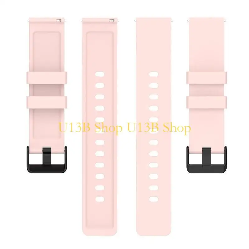 U13B Kompatibel untuk Amazfitbip 3 Amazfitgts 2Mini Band Adjustable Sport Silicone Washable Strap Bristband Waterproof