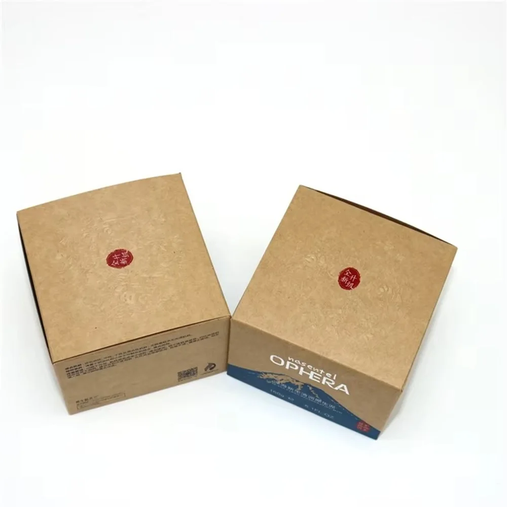 

Custom Cosmetic Packaging Box｜Kraft Paper Brown Gift Box｜Eco Friendly Printed Box