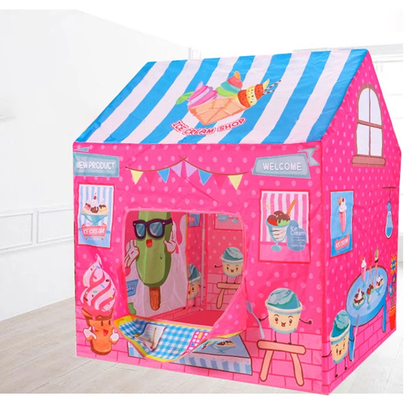 

Kid Play Tent Children Playhouse Indoor Outdoor Toy Play House For Boy Girl Perfect For Birthday Gift