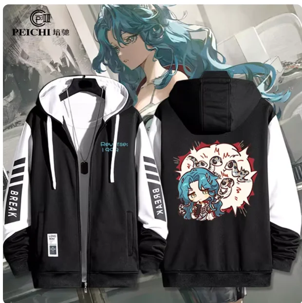 

Anime Reverse:1999 Hooded Hoodie Cosplay Autumn Winter Men Women Coat Loose Jacket Tops Gifts New PC