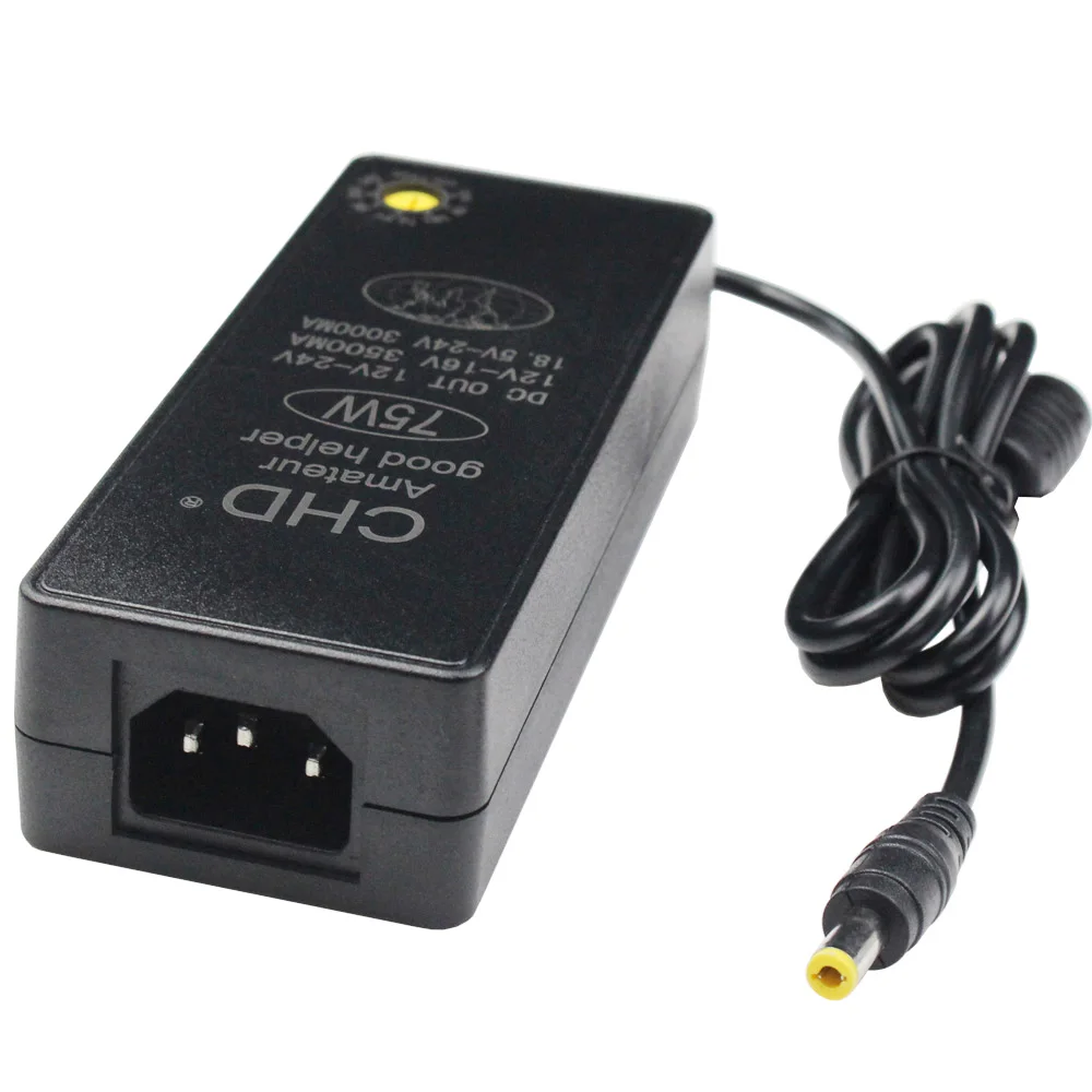 

adjustable universal power adapter 3V 4.5V 5V 6.5V 7.5V 9V 12V 15V 16V 18.5V 19V 20V 24V 3A 6ACan be equipped with conversion he