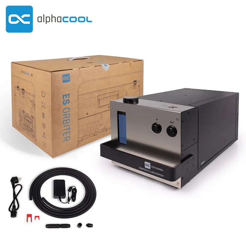 Alphacool ES horizontal external filter water filling device, server industrial double pump power water changing equipment