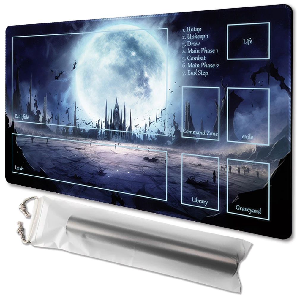 

Temple of the Lost- Board Game TCG Playmat Table Mat Game Size 60X35 CM Mousepad Compatible for MTG CCG