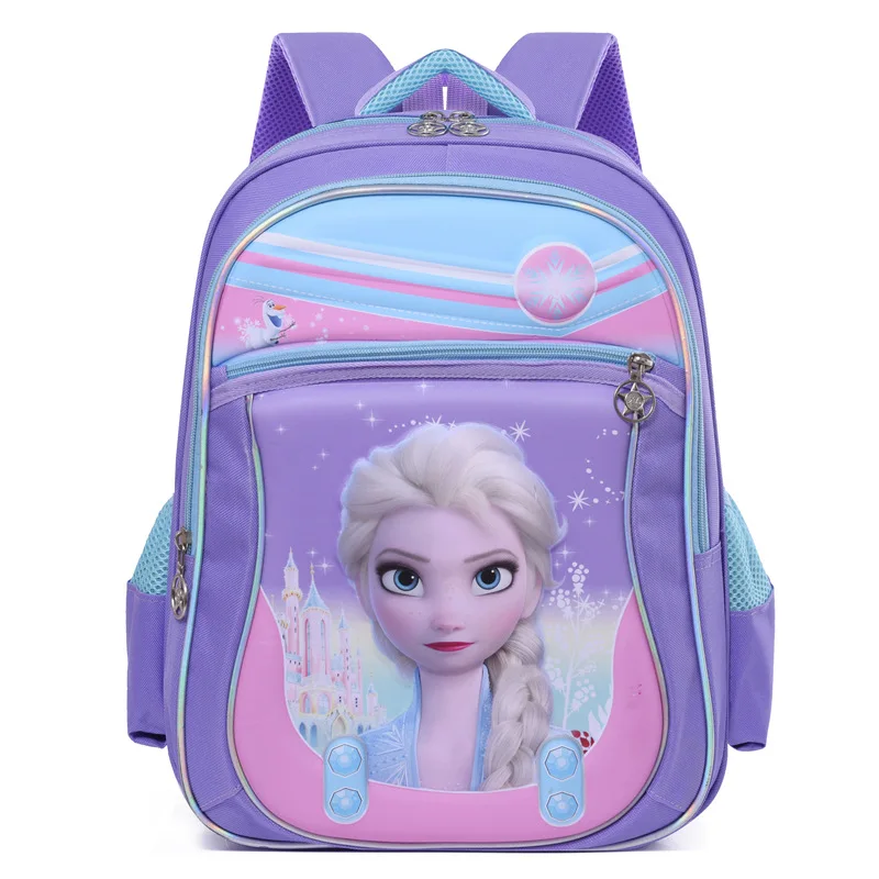 Disney mochilas escolares para meninos e meninas, Frozen, Elsa, Anna, Spider Man, mochila ortopédica no ombro, presentes para estudante primário, novos